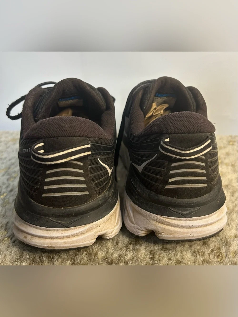 HOKA Black Mens Sneakers Size 10.5